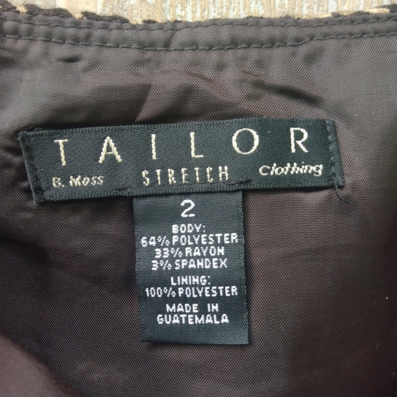 Brown Houndstooth Skirt - Picture 5 of 6